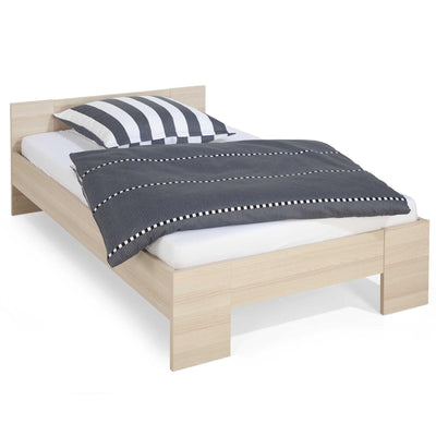 LETTO 1 PIAZZA E MEZZA STRUTTURA TELAIO FRASSINO SPALLIERA RIVESTIMENTO MODERNO