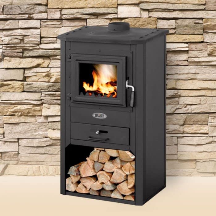Kursal De Luxe Rot Ofen – 9 KW, Heizvolumen 180 M³, Stahl, Für Mittlere Räume