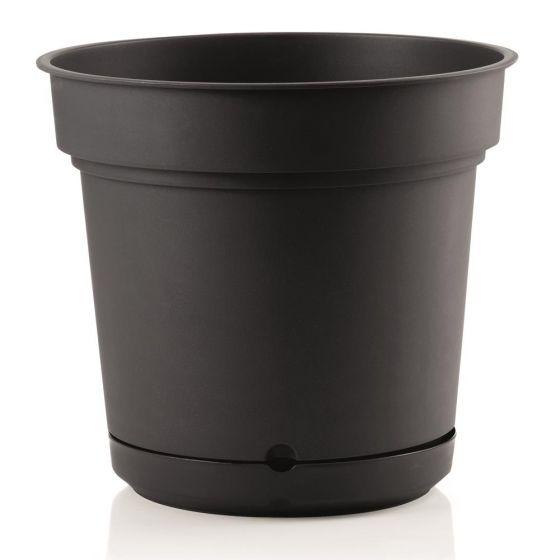 Decorspace Eckvase Aus Kunstharz, Made In Italy - Weiß, 50 Cm, Für Innen & Außen